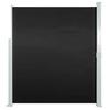 VidaXL Auvent Latéral Rétractable de Patio Store Latéral Brise-vue Abri Soleil Jardin Terrasse Balcon Exterieur Résistant 48394