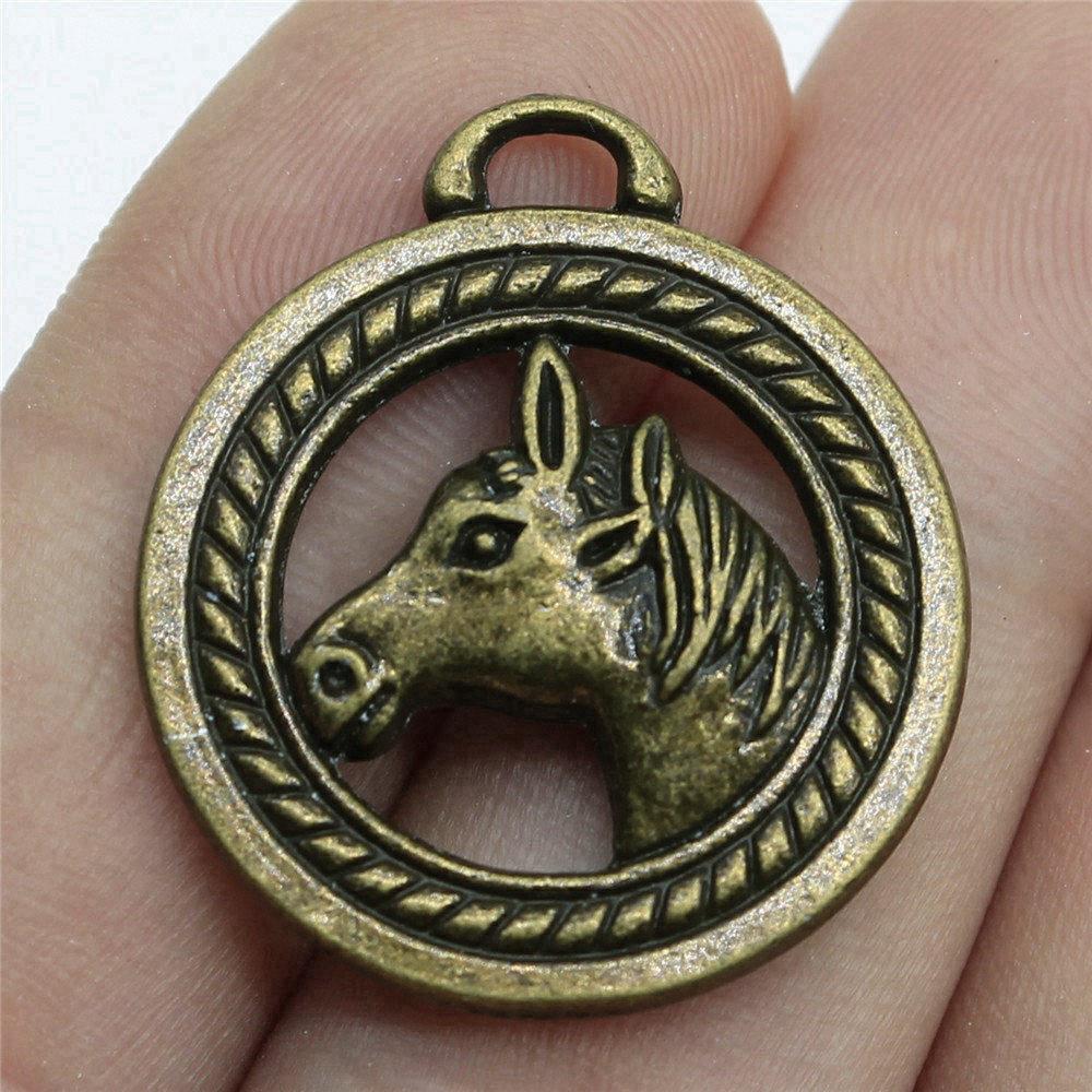 Charms Pegasus Horse Pendants Minimalist Jewelry Components QC095