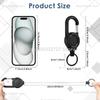 Carabiner Keychain Bag Hook Keys Holder Extendable Holders Keychain Heavy Duty Clip with Carabiner Key Chain for Men Outdoor Bag