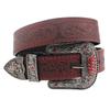 Hairstylist Belt Male, First Layer Cowhide Smooth Buckle Harley Belt, Hand-Embossed European And American Style Personalized Belt