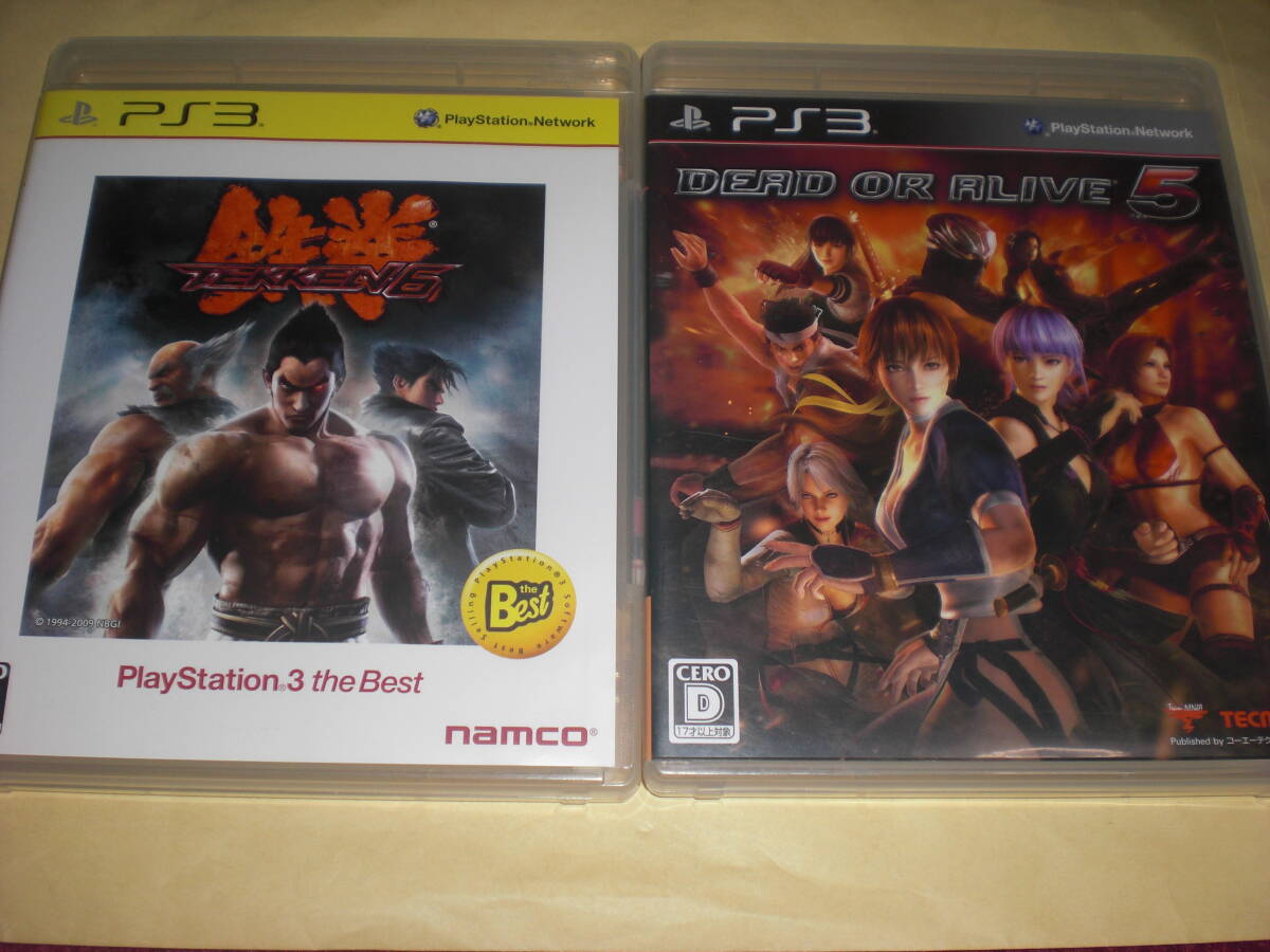 

[USED] Tekken 6 & DEAD OR ALIVE 5 PS3 Bundle Japanese Version Region Free