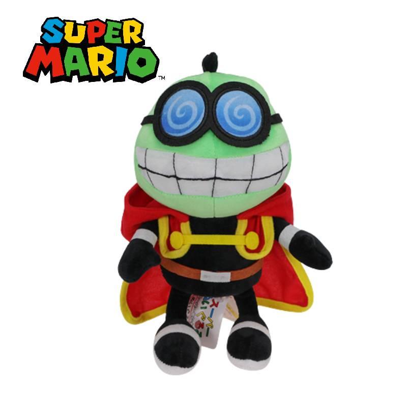 Mario Plüschtier mit Umhang Lustige und entzückende Stoffpuppe mit Brille