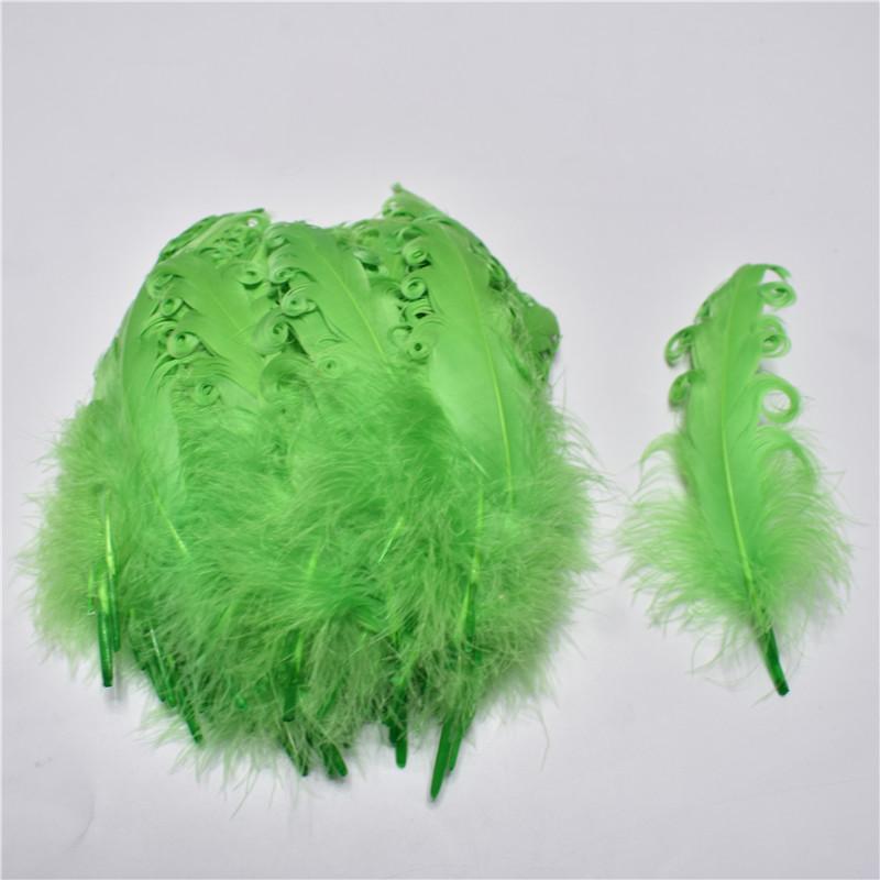 20/100pcs Colorful Curly Goose Feathers for Craftsdiy Jewelry Making Christmas Wedding Centerpiece Hat Plumas Decorativas13-18cm