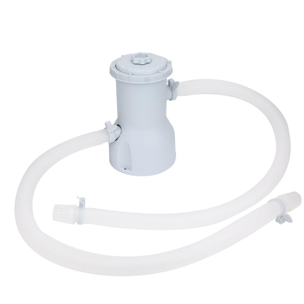 Elektrische Filterpumpe Schwimmbad Filterpumpe Wasserreiniger für Außenpool Teich