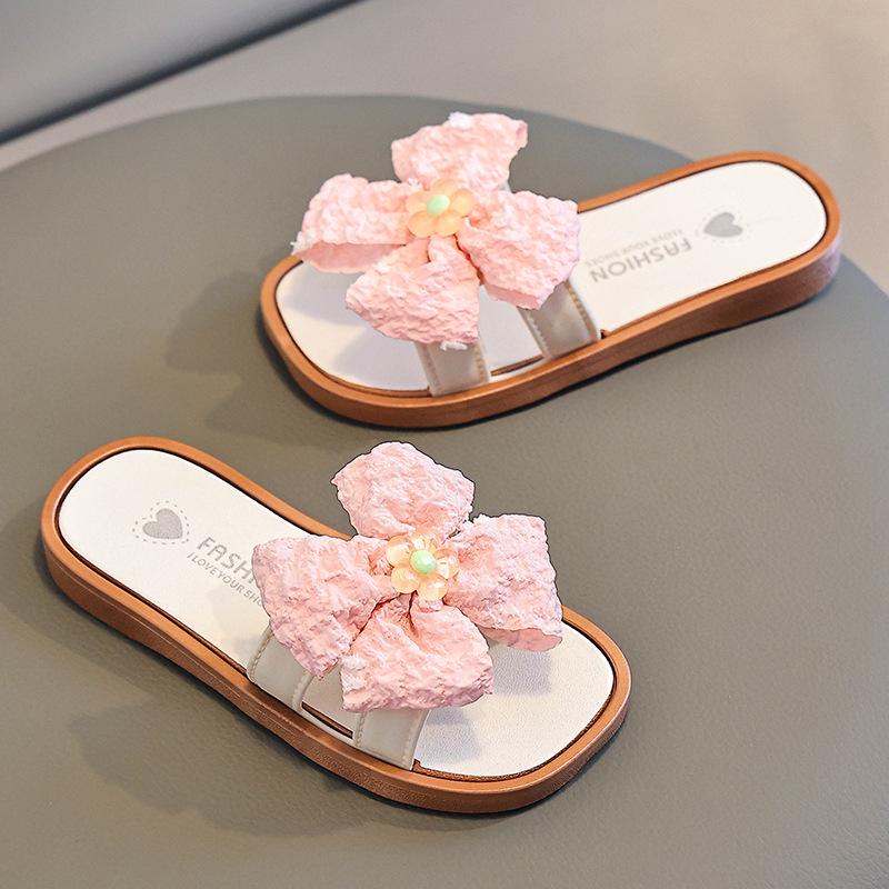 Girls' Summer Non-slip Breathable Outdoor Slip-on Shoes - Korean Fairy Princess Style