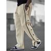 Men's Button Casual Pants Urban Retro Men's Comfortable Fashion Fashion Casual Pants With Cuffs