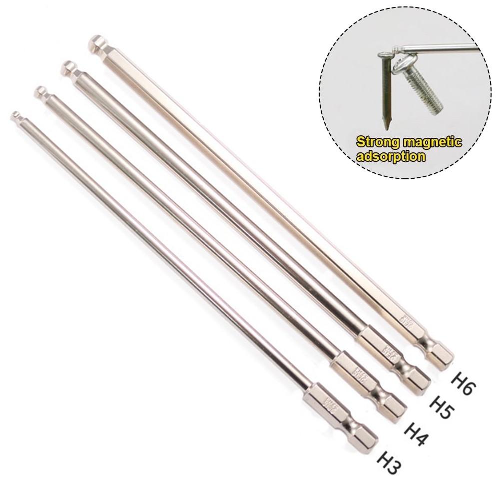 Screwdriver Bit Alloy Steel Ball End Long Magnetic Hand Tool