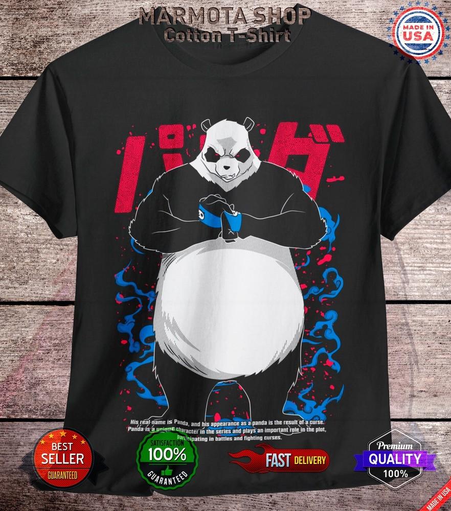 

Panda Jujutsu Kaisen T-Shirt Gojo Satoru Sukuna Anime Japanese Tee Shirt JJK 4XL