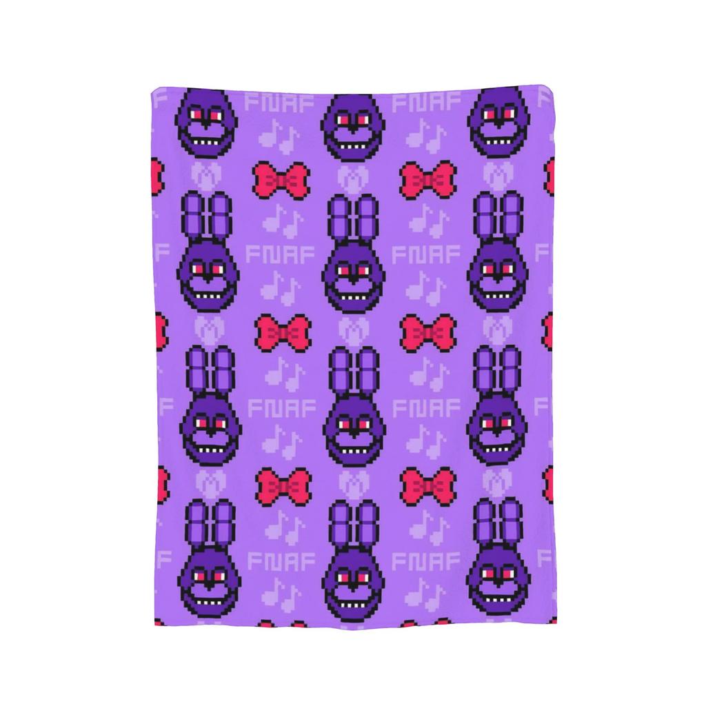 FNAF At Freddys Blanket Fleece Printed Breathable Super Warm Throw Blankets for Bedding Outdoor Bedspreads