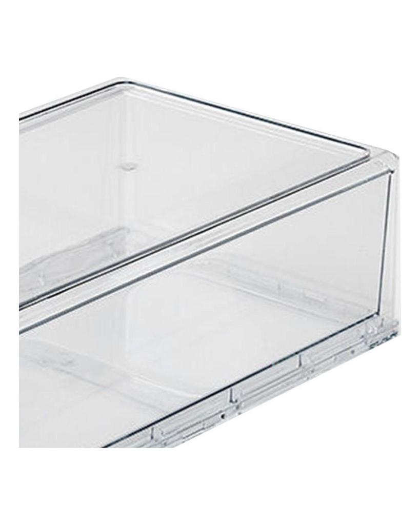 Acryl Schreibtisch Organizer Schublade Große Kapazität Rechteckig Geformt Transparent Desktop Storage Box für