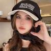 Letter Strap Headscarf Hat Fashionable Versatile Baseball Cap