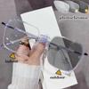 Square Photochromic Myopia Glasses Women Fashion Oversized Nearsighted Eyeglasses Finished Optical Short Sight Eyewear Diopter Quality