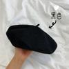 Korean Vintage Cotton Beret Hat With Breathable Design For Women Summer Style