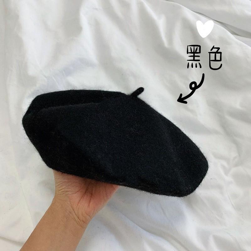 Korean Vintage Cotton Beret Hat With Breathable Design For Women Summer Style