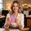 Cubo Transparente com Bolinhas Brinquedo de Apertar Alívio da Ansiedade Sensorial Estresse Bola de Açúcar Cubo Macio Esticável Brinquedo de Apertar Ferramenta de Relaxamento para Casa e Escritório