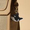 Hohopeti 2-Piece Killer Whale Keychain Plush Charm, Backpack Keychain for Wallet, Bag, or Key Decoration, Animal Purse, Shark, Whale Keychain, Whale
