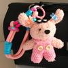 Cute Plush Bear Keychain With Woolen Sweater For Kids And Teen Gift