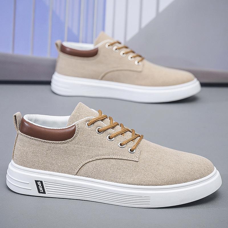 Sommer Neue Koreanische Version Trendige Herrenschuhe Vielseitige Sportliche Freizeit Canvas Schuhe Herren Stoffschuhe Studenten Board Schuhe Trendschuhe