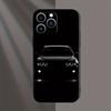 Retro Sports Car Phone Case Suitable for iPhone 17 16 15 14 13 12 11 Pro/Max/Plus All Inclusive Frosted Soft Shell