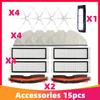 Fit For ( Roborock S5, S502-00, S502-02, S5 Max, S6 MaxV, S6 Pure, E4, E5 ) Accessories Part Main Side Brush Filter Mop Kit