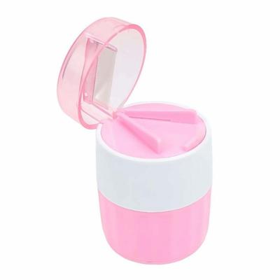 Stainless Steel 3-in-1 Pill Crusher Dust Proof Splitter Fine Powder Tablet Grinder Portable Precise Cutting Pill Storage Box