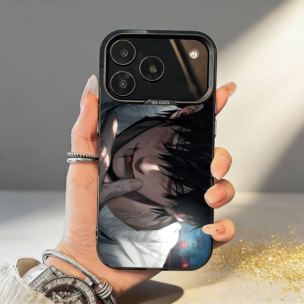 Toji F-Fushiguro Jujutsu K-Kaisen Phone Case For iPhone17,16,15,14,13,12,11,Pro,MAX White Matte Shockproof Cover