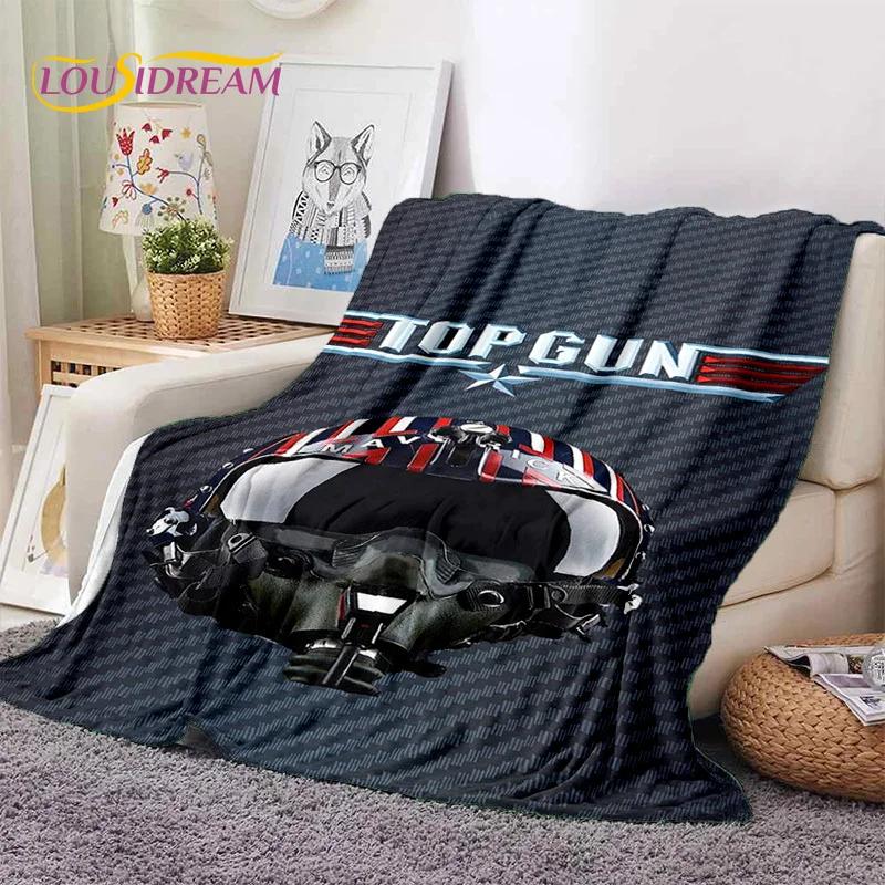Top Gun Sign Tom Cruise Fighter Soft Flannel Blankets,Throw Blanket Comfortable Blanket for Picnic Beds Sofa Home Bedroom Gifts