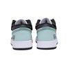 Jordan Air Jordan 1 Slip Resistant Abrasion Resistant Low top Vintage Basketball Shoes Men's Black White Green 553558-131(Team85-)