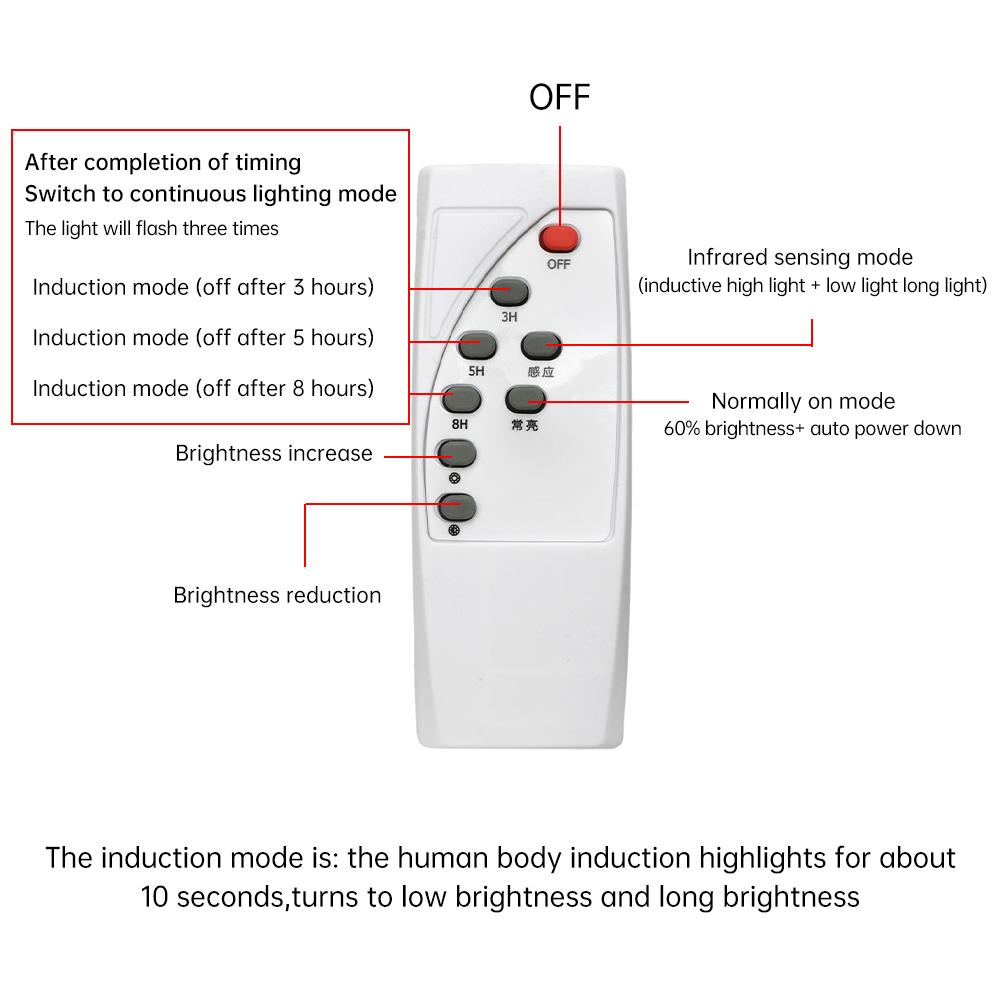 Remote Control + Human Body Induction Solar Light Circuit Board 3.2V3.7V Solar Integrated Street Light Control Board