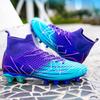 Men Football Shoes Grass Adult TF/FG Anti Slip Breathe Soccer Cleats Youth Outdoor Sports Original Men's Society Football Boot