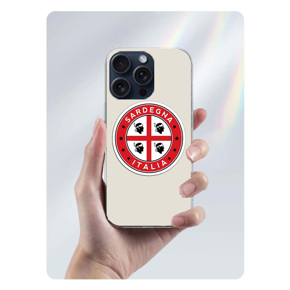 

Flag of Sardinia Clear Phone Case For Iphone 17 Air 16 Pro Max 15 Pro 14 Plus 17E 16E 11 13 12 Mini Cover Cases Fundas Cell TPU iPhone 15 Pro