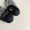 Striped Invisible Socks Simple And Versatile College Combed Cotton Silicone Anti-Drop Heel Ladies Boat Socks