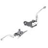 Brake Clutch Lever Aluminum Alloy Anodized Adjustable Motorcycle Hand Lever Replacement for GB350S CB350 RS Silver