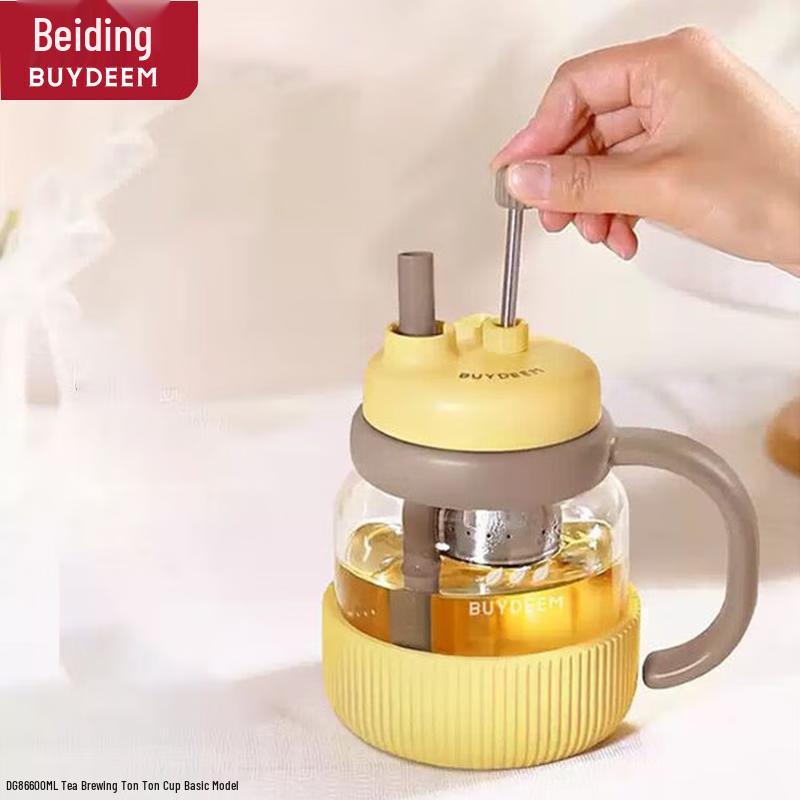 Buydeem 600ML Tea Infuser Glass Bottle