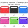 Schutzhülle für Samsung Galaxy Tab A7 Lite 8.7 2021 SM-T220 SM-T225, EVA, tragbar, stoßfest, für Kinder, sicherer Griff, Ständer, Tablet-Abdeckung