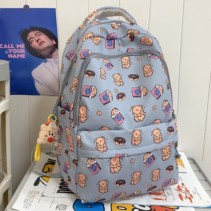 Children Elementary School Girl Junior High School High School College Student Cartoon Printed Backpack