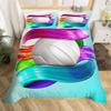 Volleyball Bedding Set Ball Sprot Duvet Cover Twin King Microfiber Volleyball Games Sports Comforter Cover For Kids Teens Boys