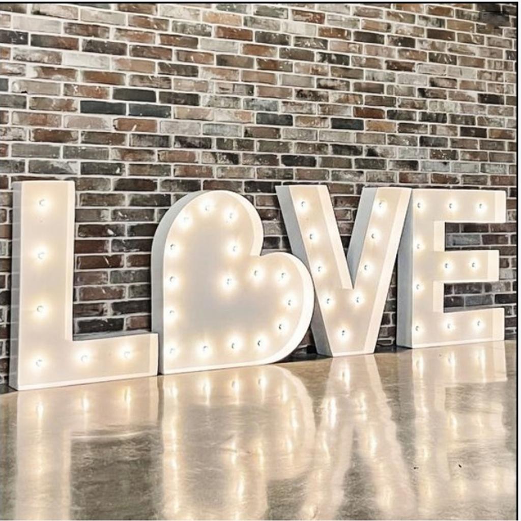 1Pc 73cm Lighting Heart Frame KT Board Party Decor for Wedding Birthday Home Party Decorating Tool