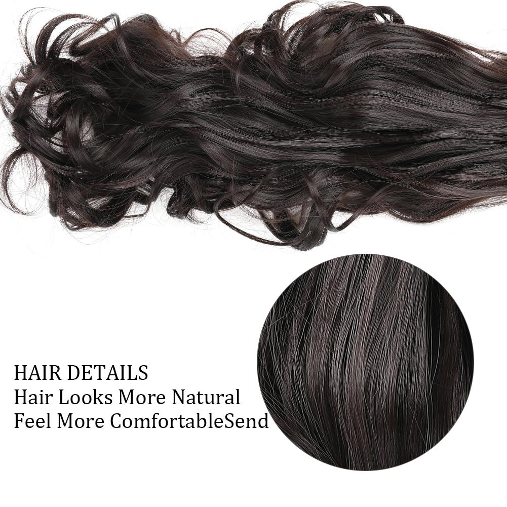 Claw Clip Ponytail Extension 18"&24 Clip In Wavy Synthetic Ponytail Hair Extensions Long Pony Tails for Women Extensions