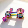 Spinner Fidget Spinner Rotante con Pendolo del Caos Volano Rotante per Punta delle Dita EDC Metallo Sollievo dallo Stress Giocattolo Sensoriale Anti Ansia Adulti Uomini