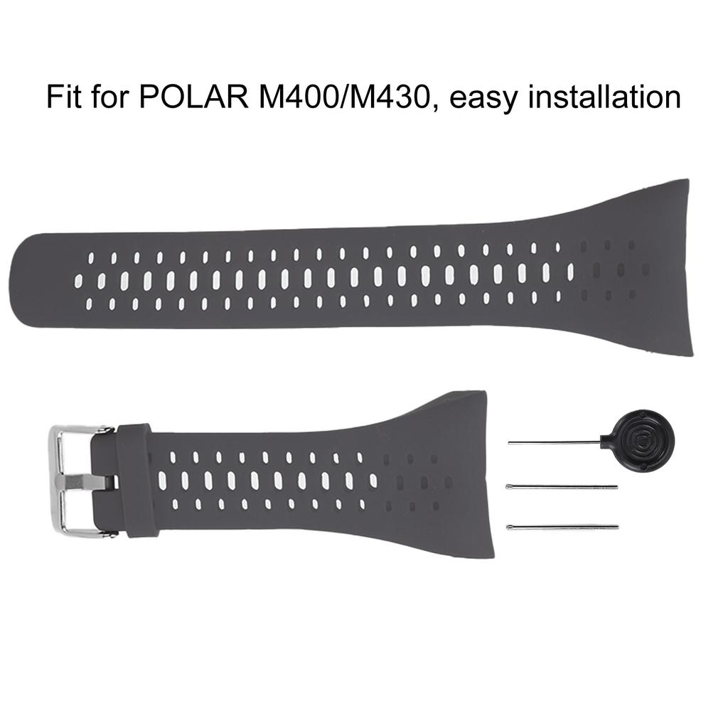 Watch Band Wrist Strap Bracelet Replacement with Needle Disassemble Tool for M400CelsiusM430