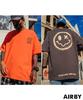 Airby Short Sleeve with Smile Back Perfect for and Casual Available In XXL and XXL Stylish and Perfect for Adults and Men's T-Shirt Print, Loungewear,