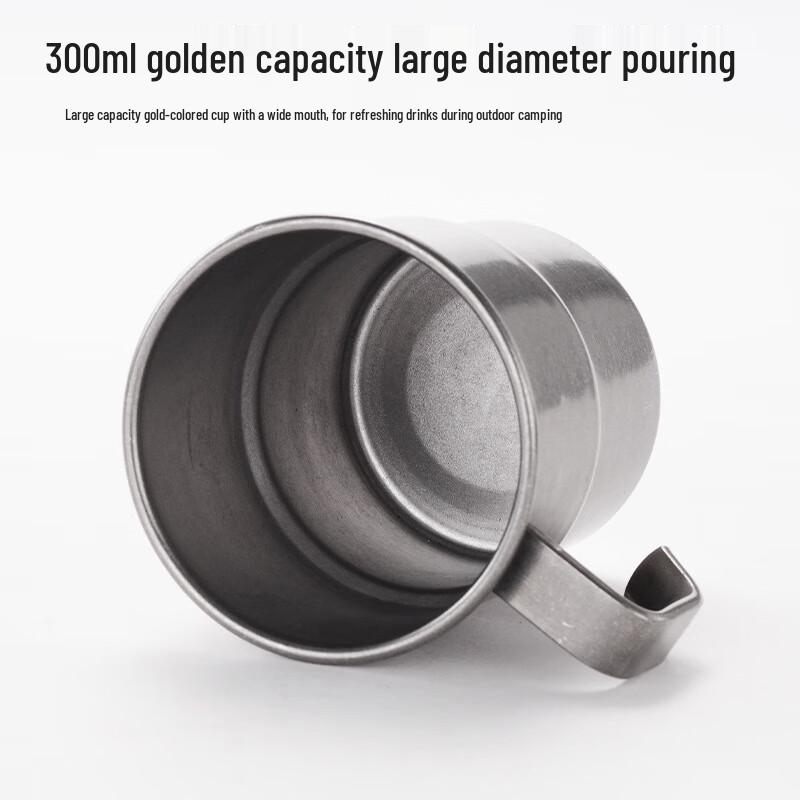 Junkaiwei Portable Stainless Steel Camping Cup