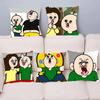 Bbangbbangs Diary Cartoon Pillow Case Home Decor Throw For Sofa Bed Car Room Decor Gift Idea