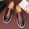 Luxury Designer Men's Slip On Monk Strap Loafter Leisure Leather Shoes Male Comfortable Sneakers Tenis Masculino Zapatos Hombre