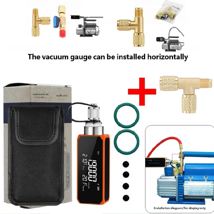 Valvole di Connessione Tripla in Ottone Ingegnerizzate con Precisione Adattatore per Manometro del Vuoto Robusto e Durevole per Strumenti a Vuoto