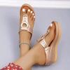 Summer Sandals Women 2025 Big Size Platform Wedges Sandals Slippers Non-Slip Open Toe Flip Flops Ladies Comfortable Beach Shoes