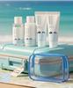 1025 Dokdo Travel Kit (Toner + Lotion + Sun Cream + Cleanser) with Pouch