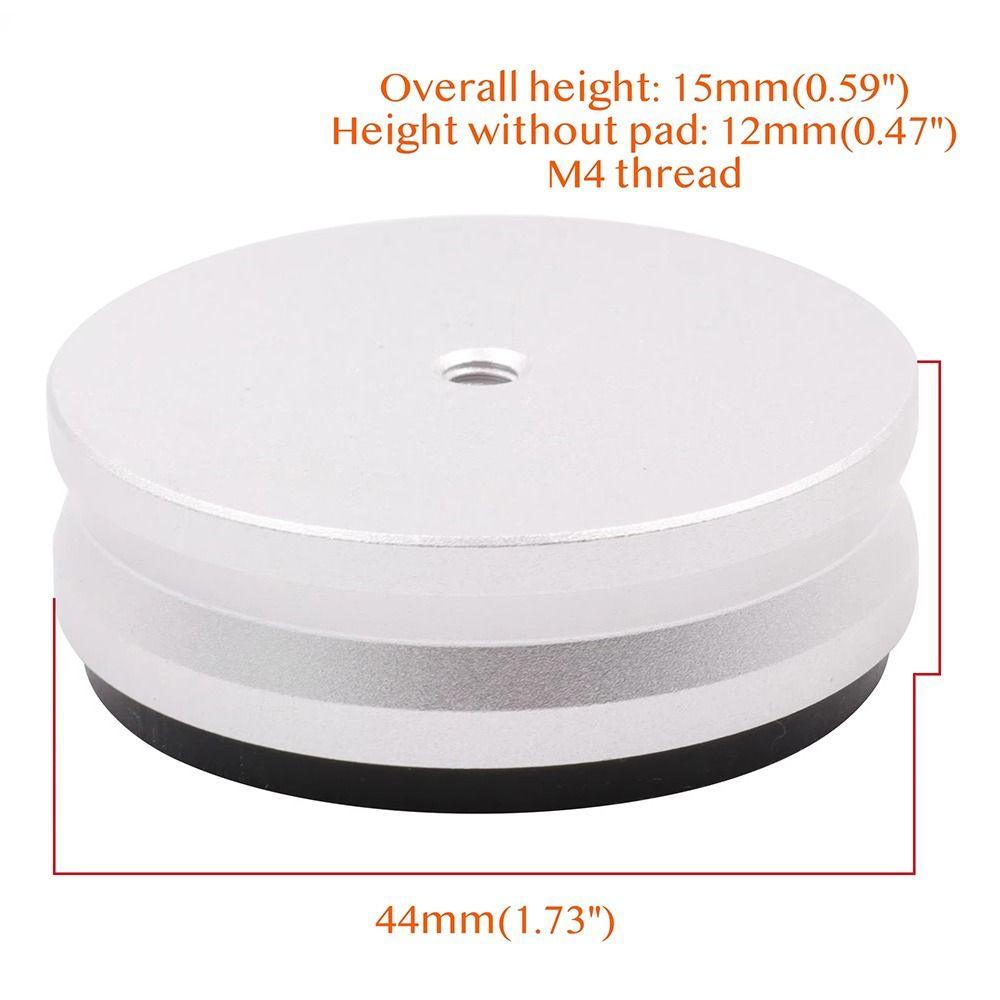 1/4Pcs Solid Full Aluminum Aluminum Isolation Feet Machined Design Speaker Cone Base  Audio AMP Use