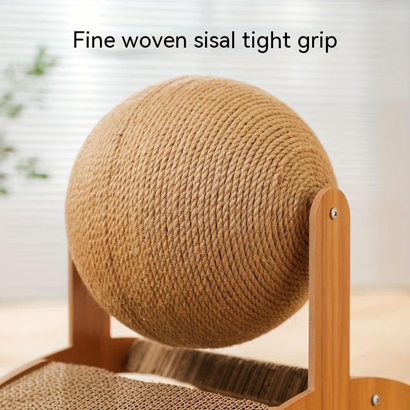 Sūkurys ir įbrėžimai: Vertikalus kačių draskymo stulpelis su apžvalgos ratuku – patvarus, netvarkingas milžiniškas šlifuoklis begalinėms kačių pramogoms!